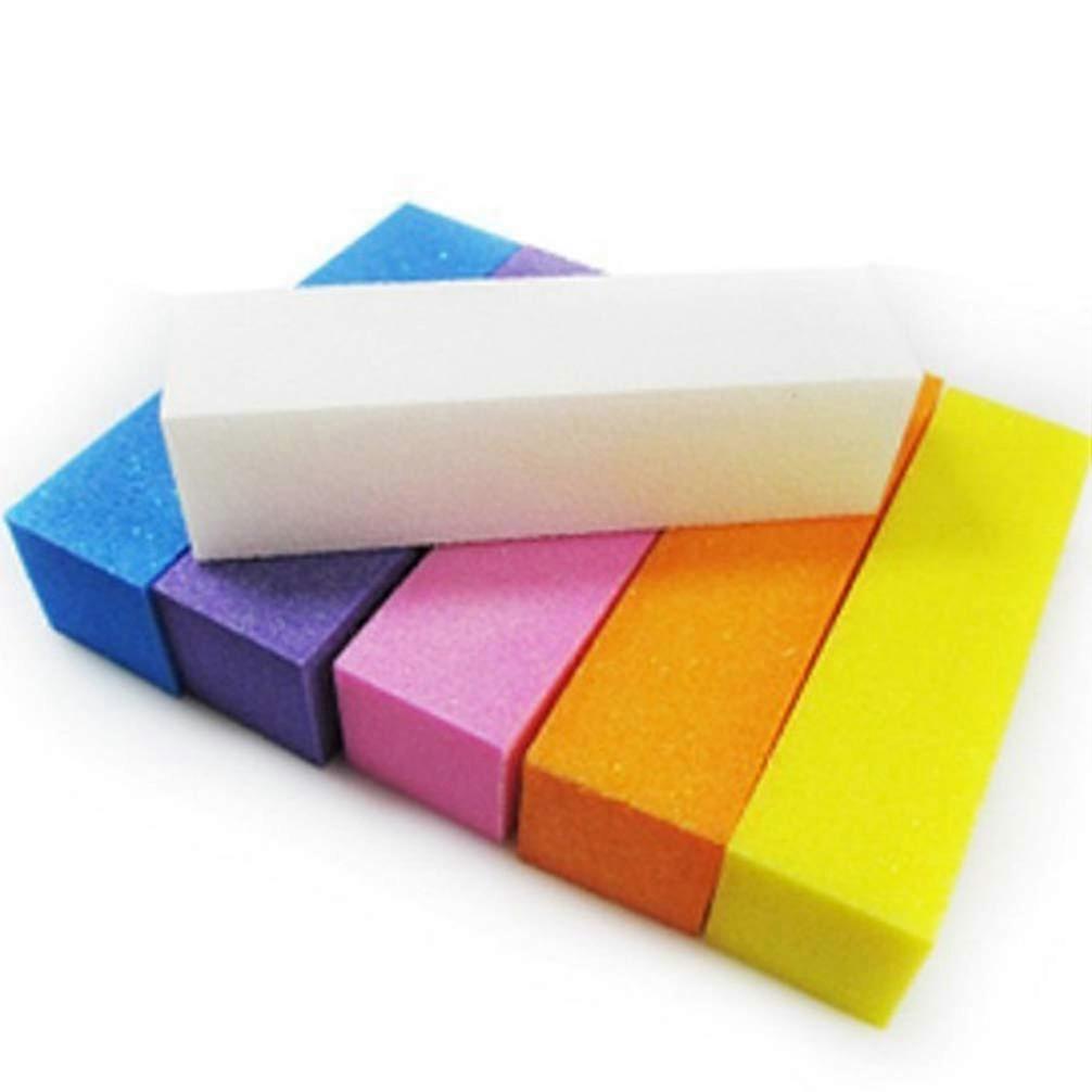 10pcs Nail Buffer Block Set for Manicure Pedicure, MultiSided Washable Smooth Surface Prep