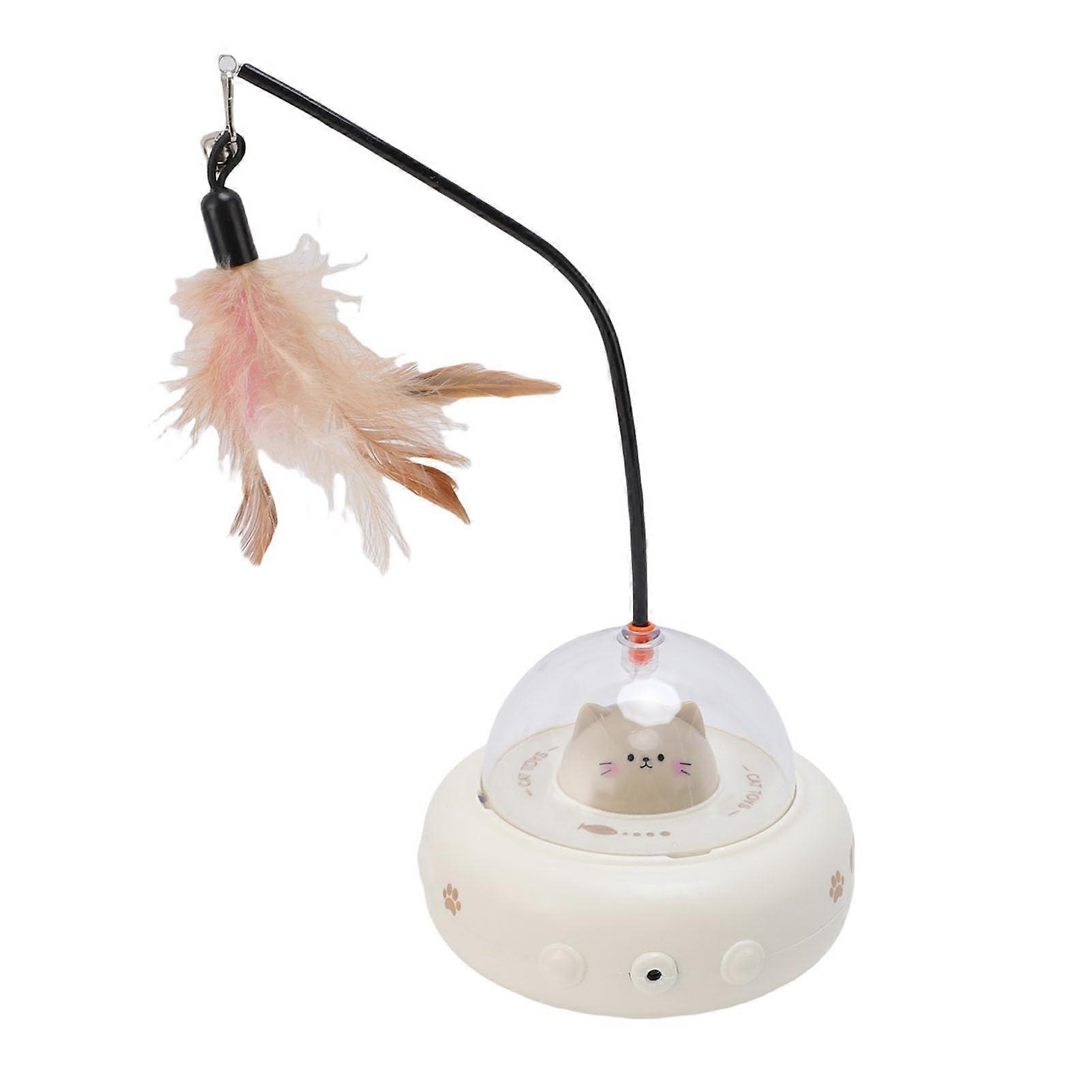 Interactive Cat Toy with Smart Sensor, Automatic Cat Teaser Wand, Multiple Modes for Indoor Play