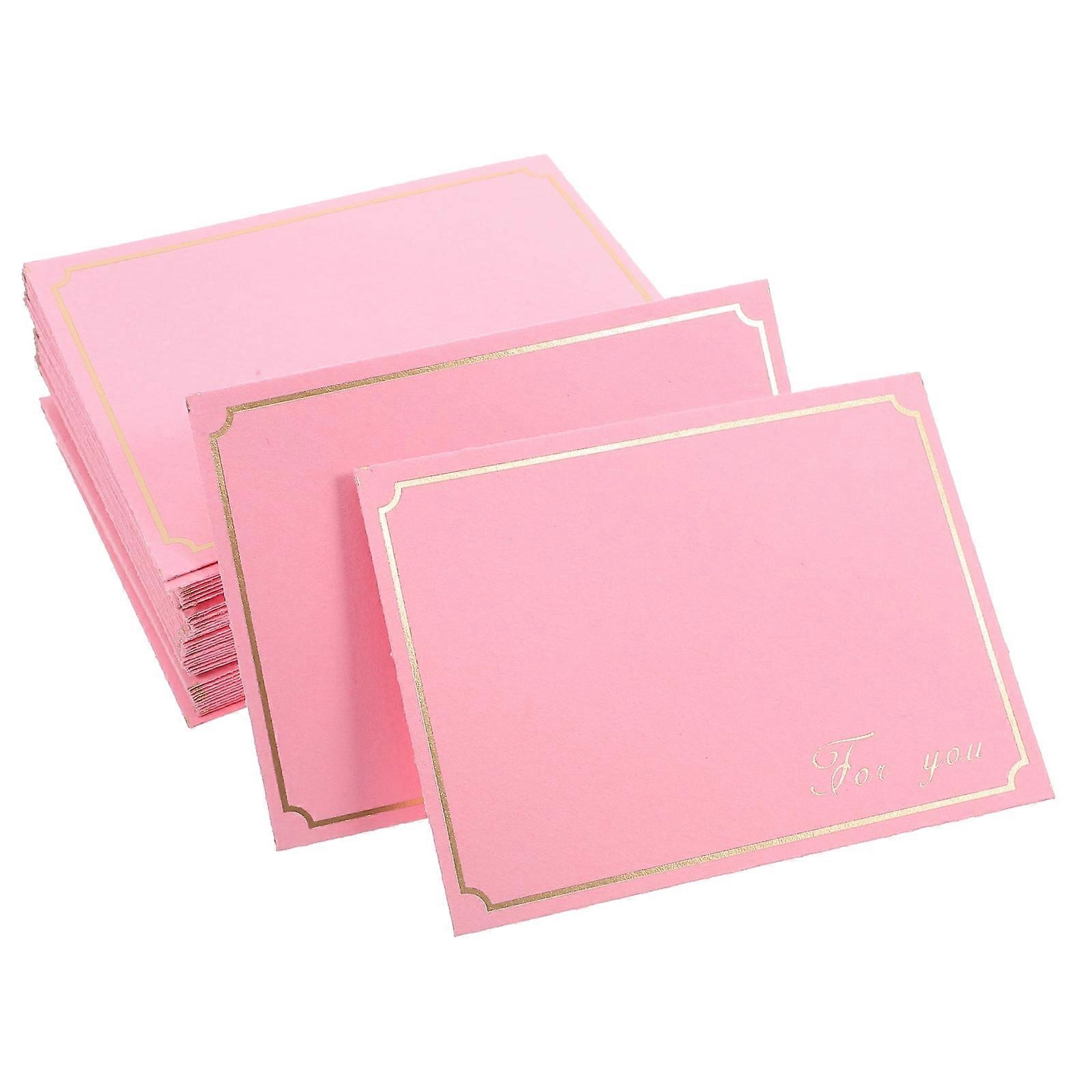 FRCOLOR 50Pcs Empty Cards Small Envelopes Multi-function Wedding Envelopes Decorative Invitation Envelopes