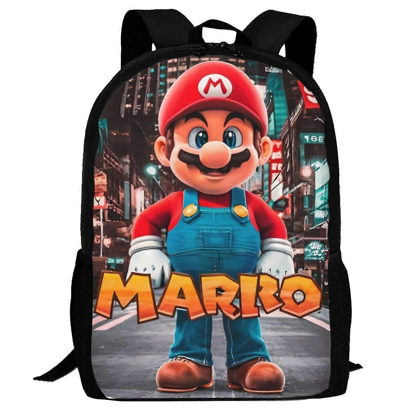 Super Mario Backpack,laptop Backpack Lightweight Casual Daypackmulti-function Travel Backpack Y91
