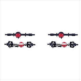 RC Car Metal Axle Front Rear Set for WPL C14 C24 1/16 Parts Upgrade Durable Metal for Enhanced Stability