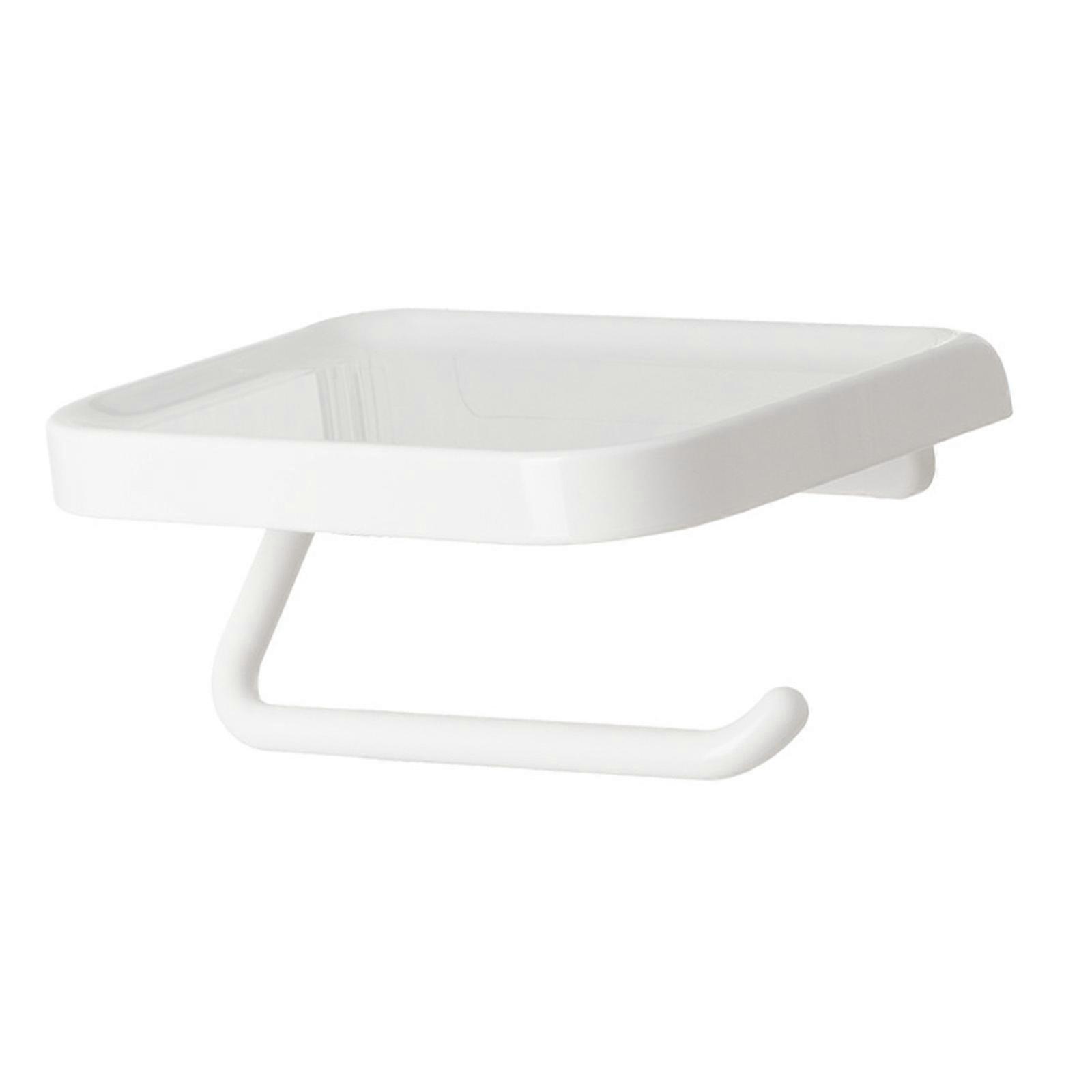 Sturdy Plastic Bathroom Organizers For Rolls Includes Mounting Hardware Multicolor