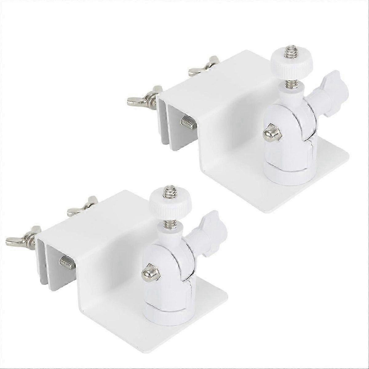 2 Pack Gutter Mount Compatible compatible with Ring Solar Panel, 360Adjustable Universal Panel Ring Gutter Mount compatible with
