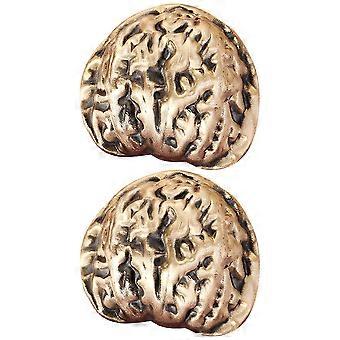 Chinese Collectibles Walnut Handballs for Hand Exercise 1Pair