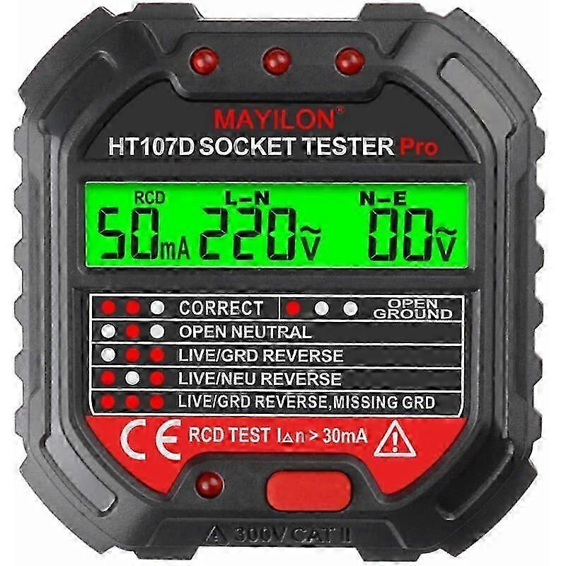 Tester Grounding Tester Line Power Tester Socket Phase Meter Electroscope SYCHTV