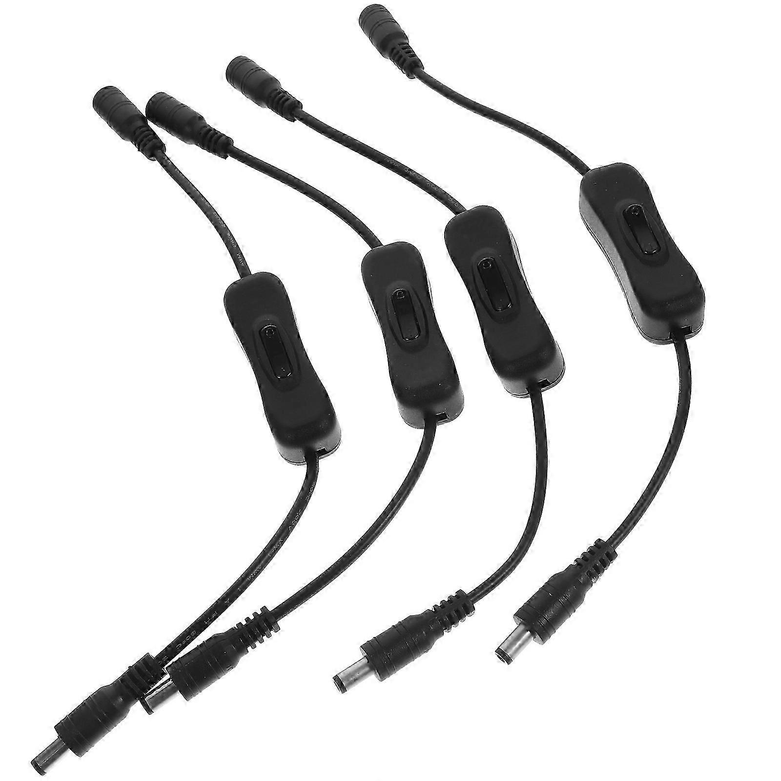 Open Switch Power Line Replacement Switch Part for LED Strip Light 4Pcs