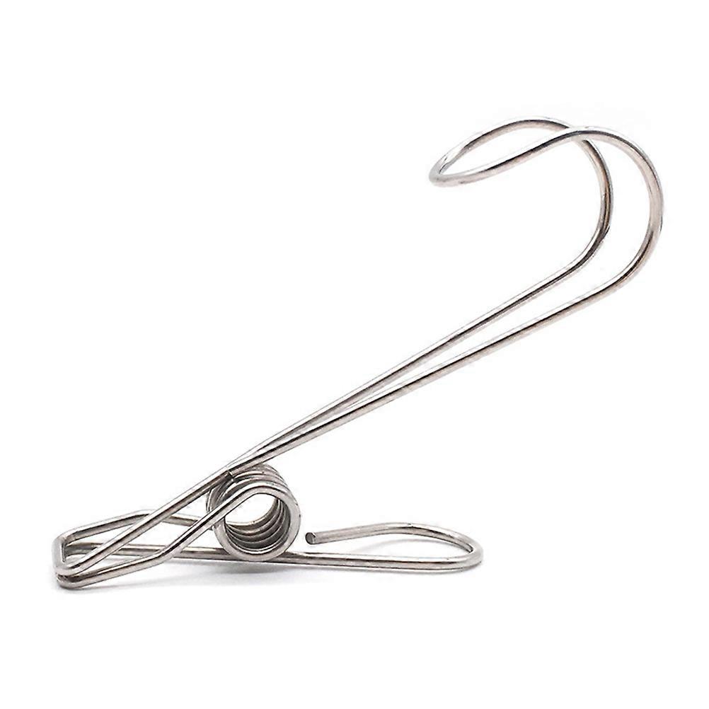 Solid Metal Wire Clip for Laundry Clothes Fixing with Hook 20Pcs Set
