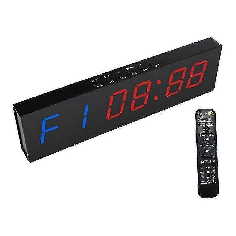Gym Timer Digital Display for Garage Clock Workout Clock Countdown Timer