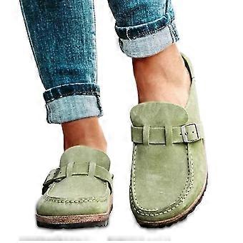 Women Casual Comfy Clogs Suede Slip On Sandals Summer Home Office Shoes S07
