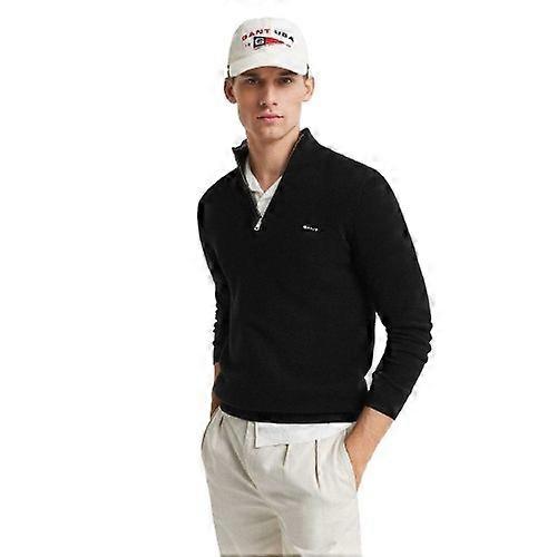 Gant Mens Pique Half Zip Jumper