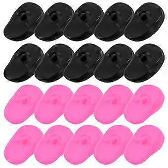 Hair Dye Ear Protectors Silicone Ear Cover Protectors for Hair Dyeing 10Pairs
