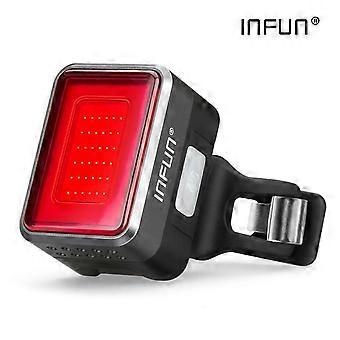 F50 Bicycle Rear Light For Bike Automatic Brake Induction Taillight MTB Cycling Charge LED Safety Running Lamp Accessories