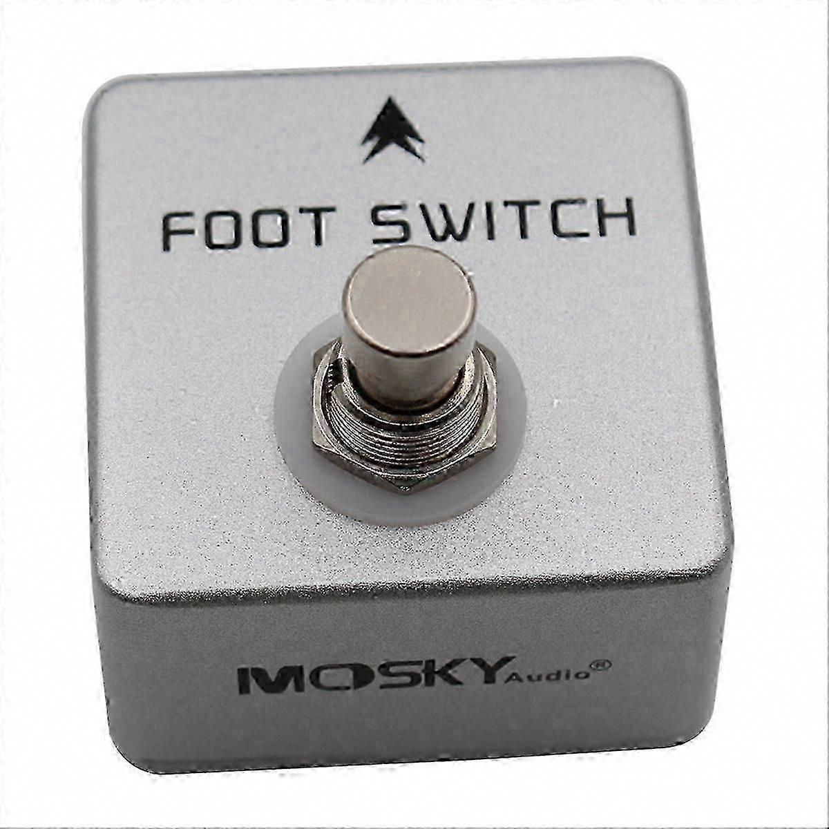 Metal Foot Controller For Players, Secure Locking Tap Tempo Unit, Compact Toggle Box For Studio Audio