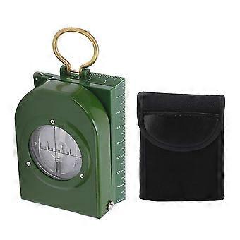 Military Lens Compass Portable Fully Sealed Waterproof Geological Compass compatible with Camping Hiking