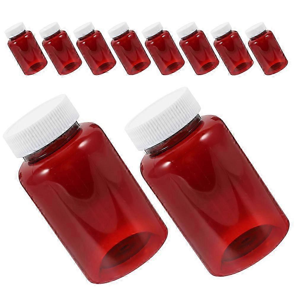 16Pcs Empty Plastic Pill Medicine Storage Bottles