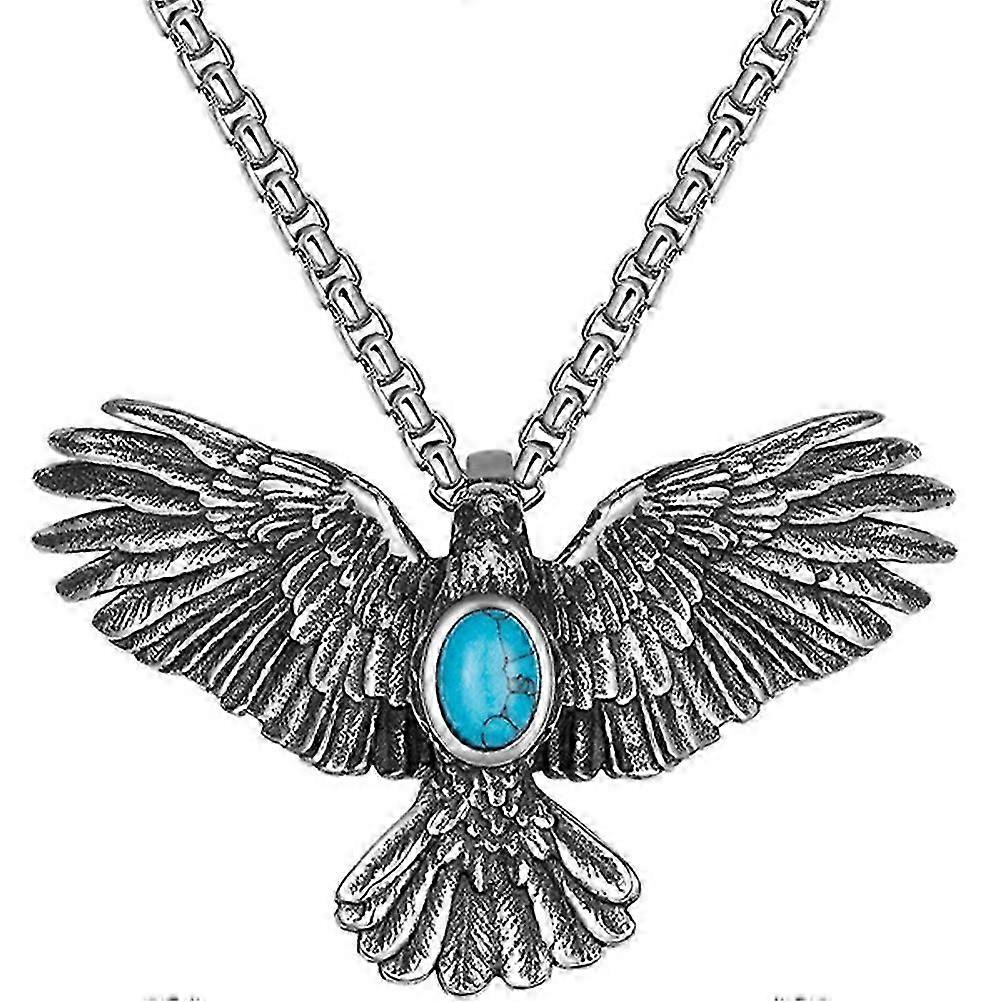 Necklace For Boys Eagle Shape Rust-Proof Dating Accessory 1Pack