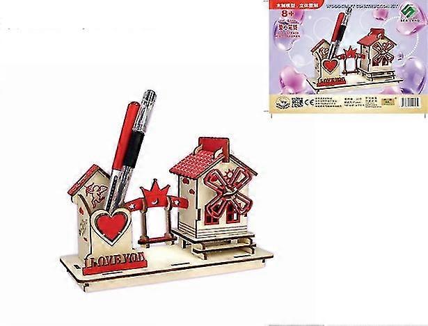 Creative Diy Pen Holder Model