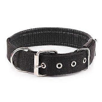 jianc-Dog collar, non-restrictive, suitable for small, medium, and large dogs, size L [2.5*55], black. Only 1 available, will be shipped randomly.