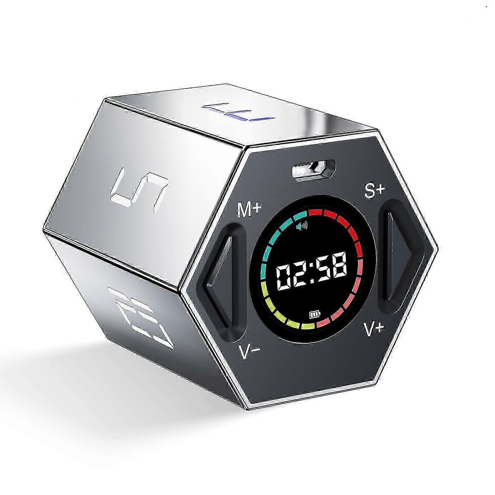 Timer, Cube Timer for Kids, Pomodoro Timer for Office,Visual Countdown Timer Clock(2022 New Version)