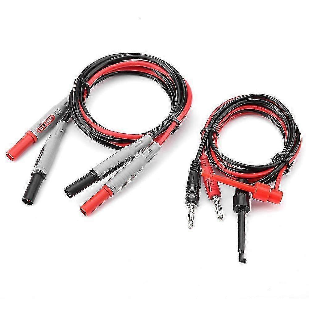 15 in 1 Multimeter Probe Test Lead Kit with Pluggable Replaceable Probes and BNC Test Cable