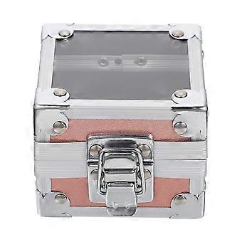 Nail Drill Bit Organizer with Dustproof Transparent Case, Durable Compact Storage Box for Salon and Home
