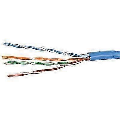 Category 5e Ethernet Network Cable, 100' Length, Blue
