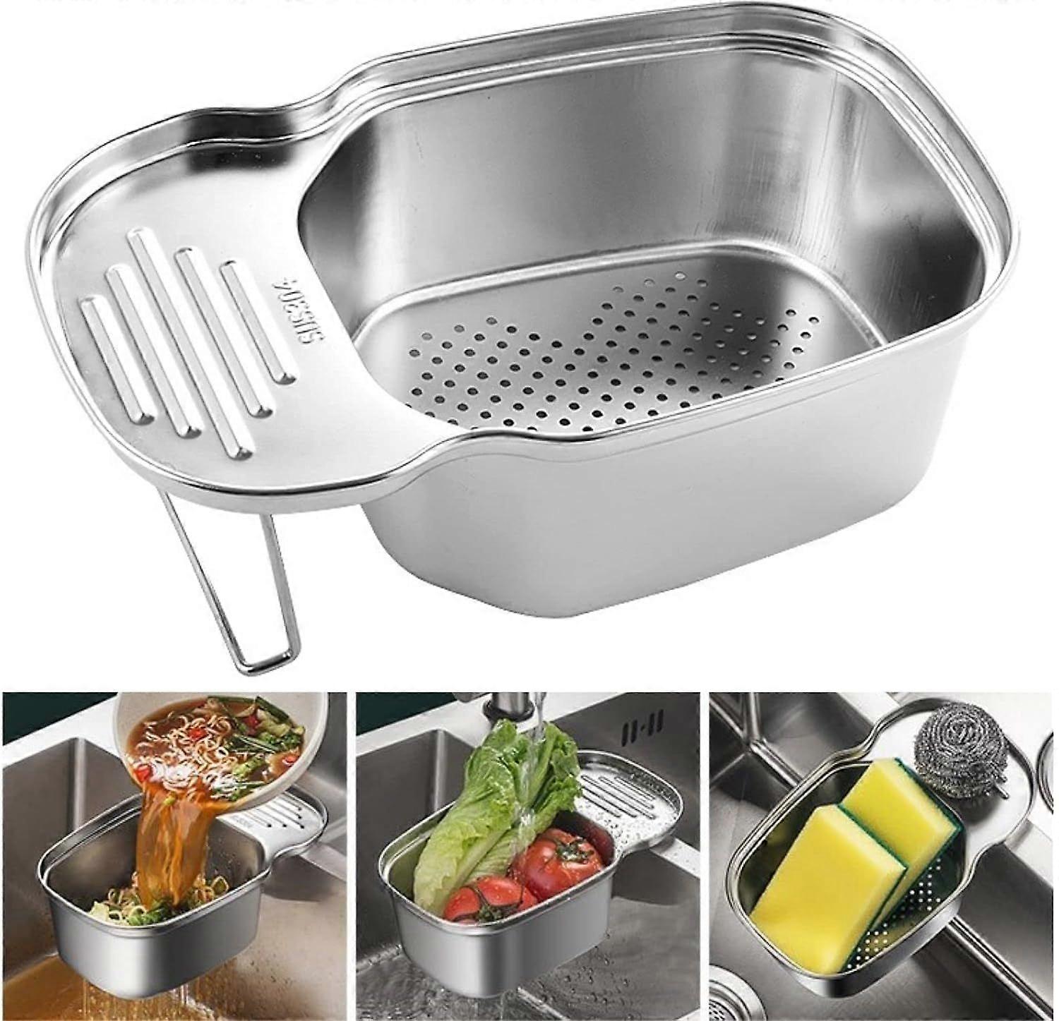 Stainless Steel Multi-Sided Sink Strainer [MI]