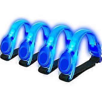 4pcs Adjustable Led Light Up Armband For Running Cycling Exercising