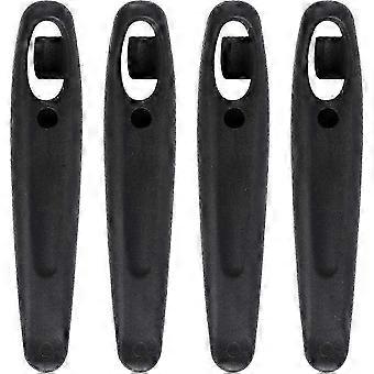 4 verstellbare Fahrradreifenheber aus Nylon, schwarz