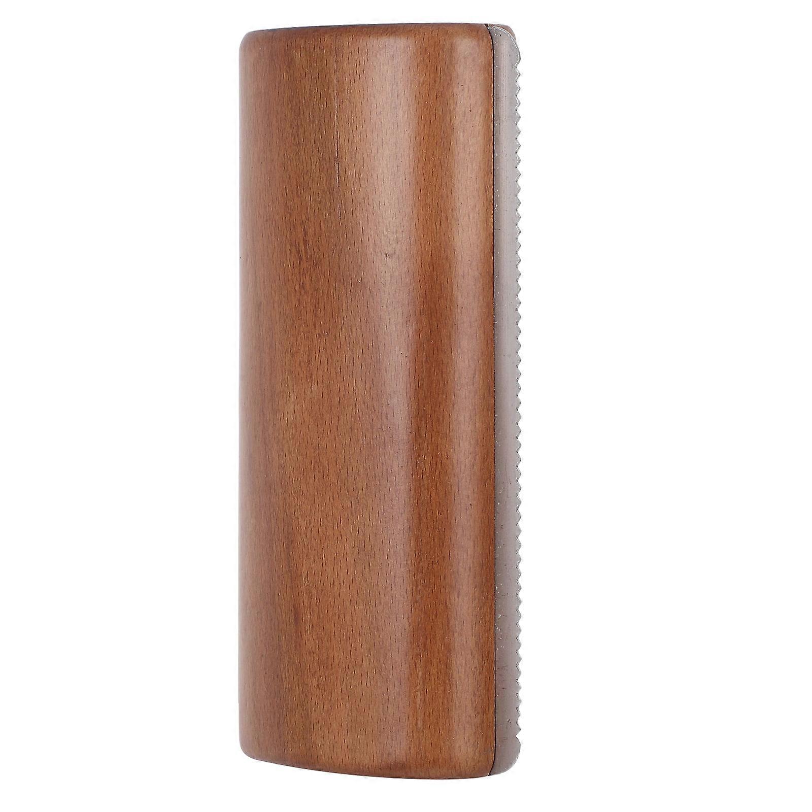 Pferdepflegekamm aus Holz und Metall, einteilig