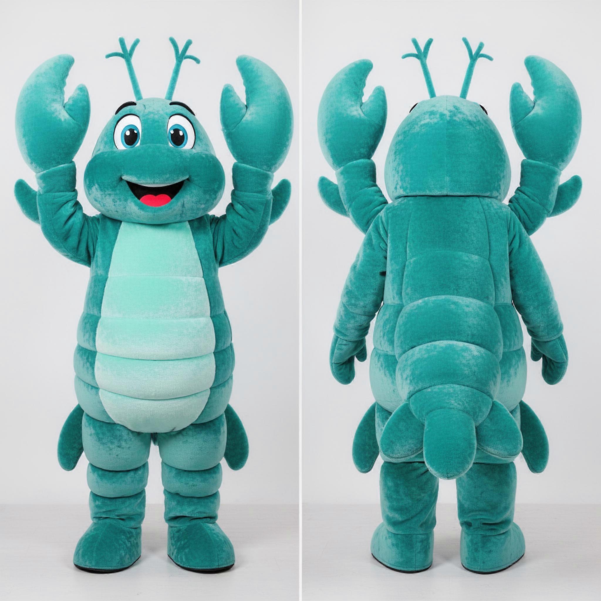 MASTICOT Teal Broad Shelled Lobster Mascot