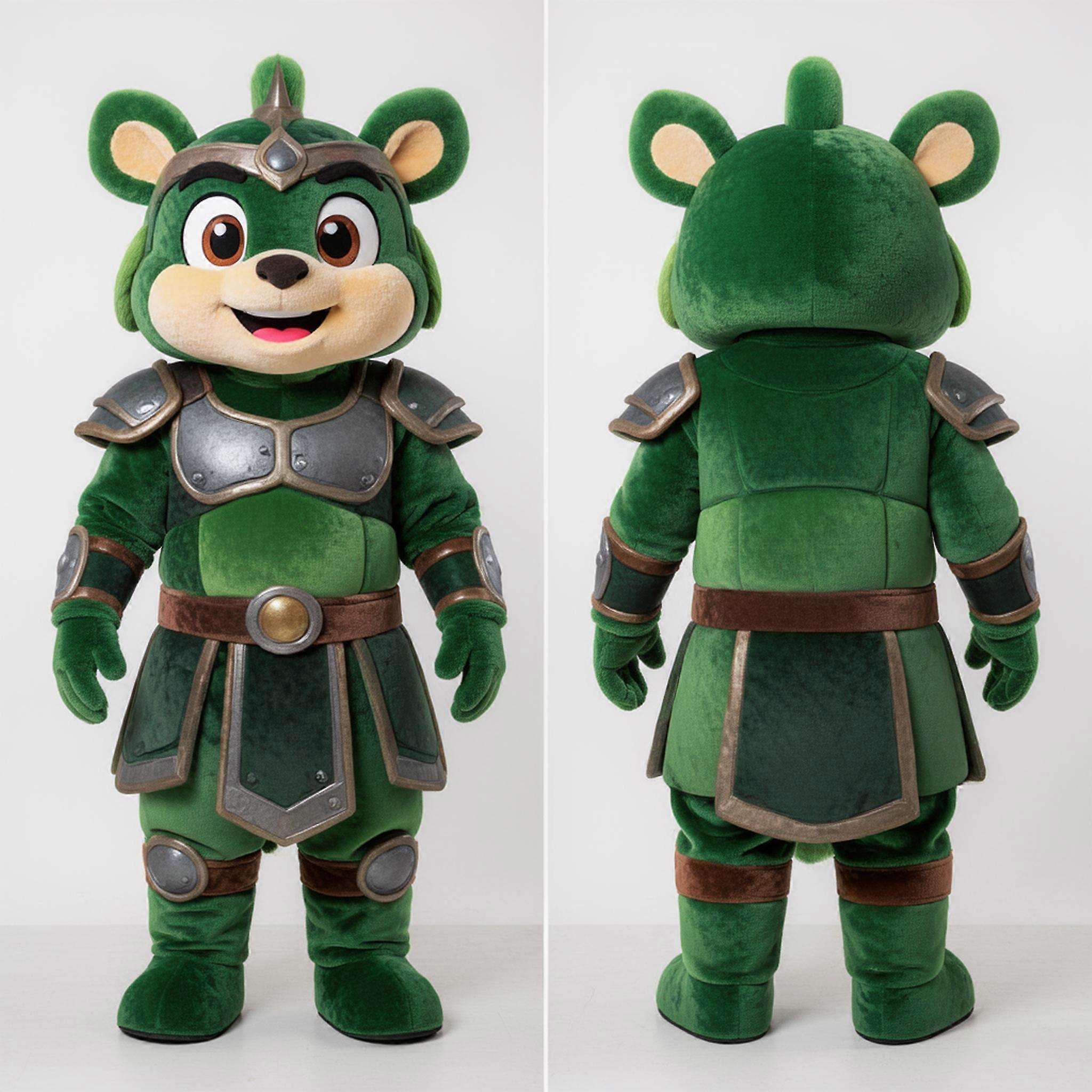 MASTICOT Forest Green Heroic Gi Joe Mascot