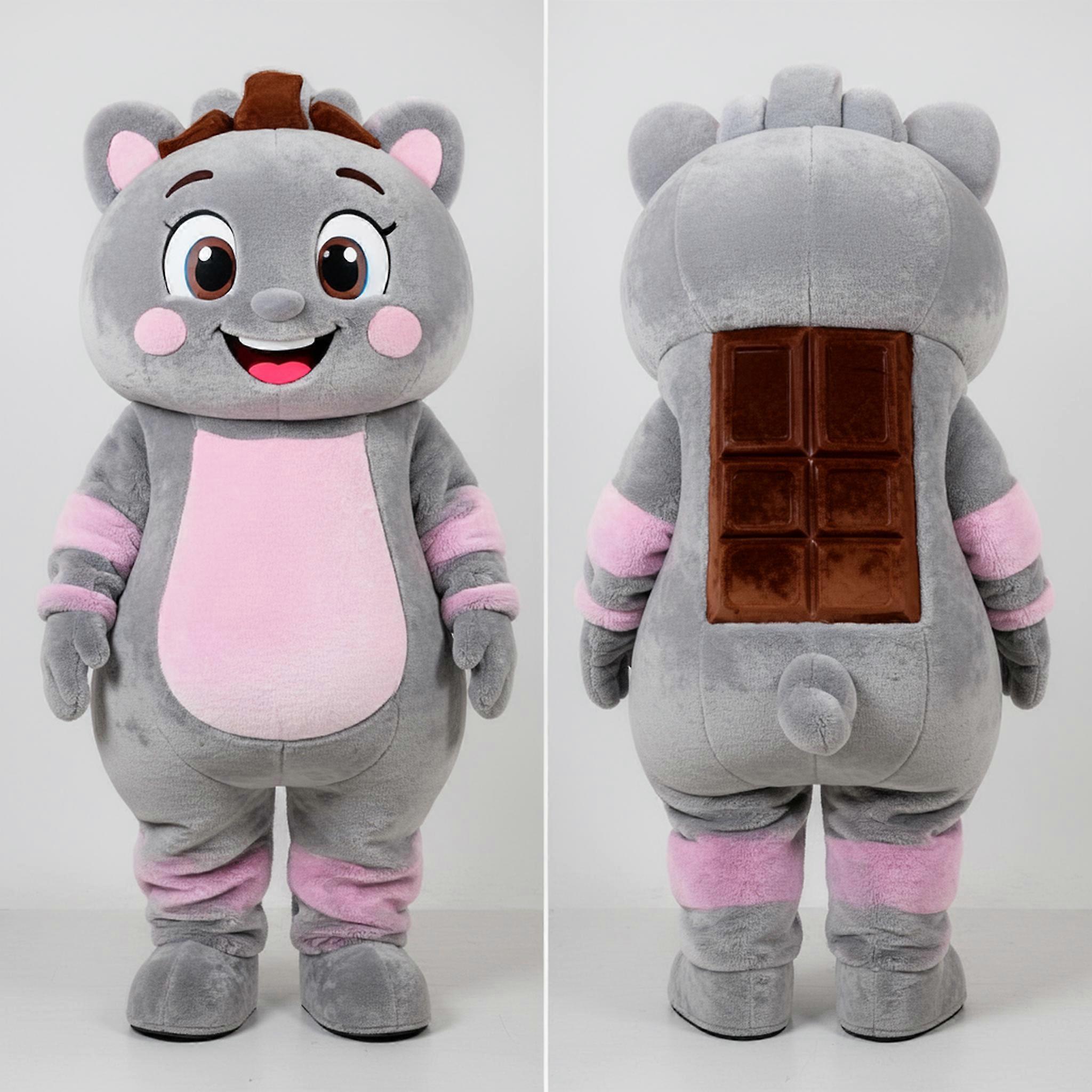 MASTICOT Cocoa Brown Rounded Chocolates Mascot
