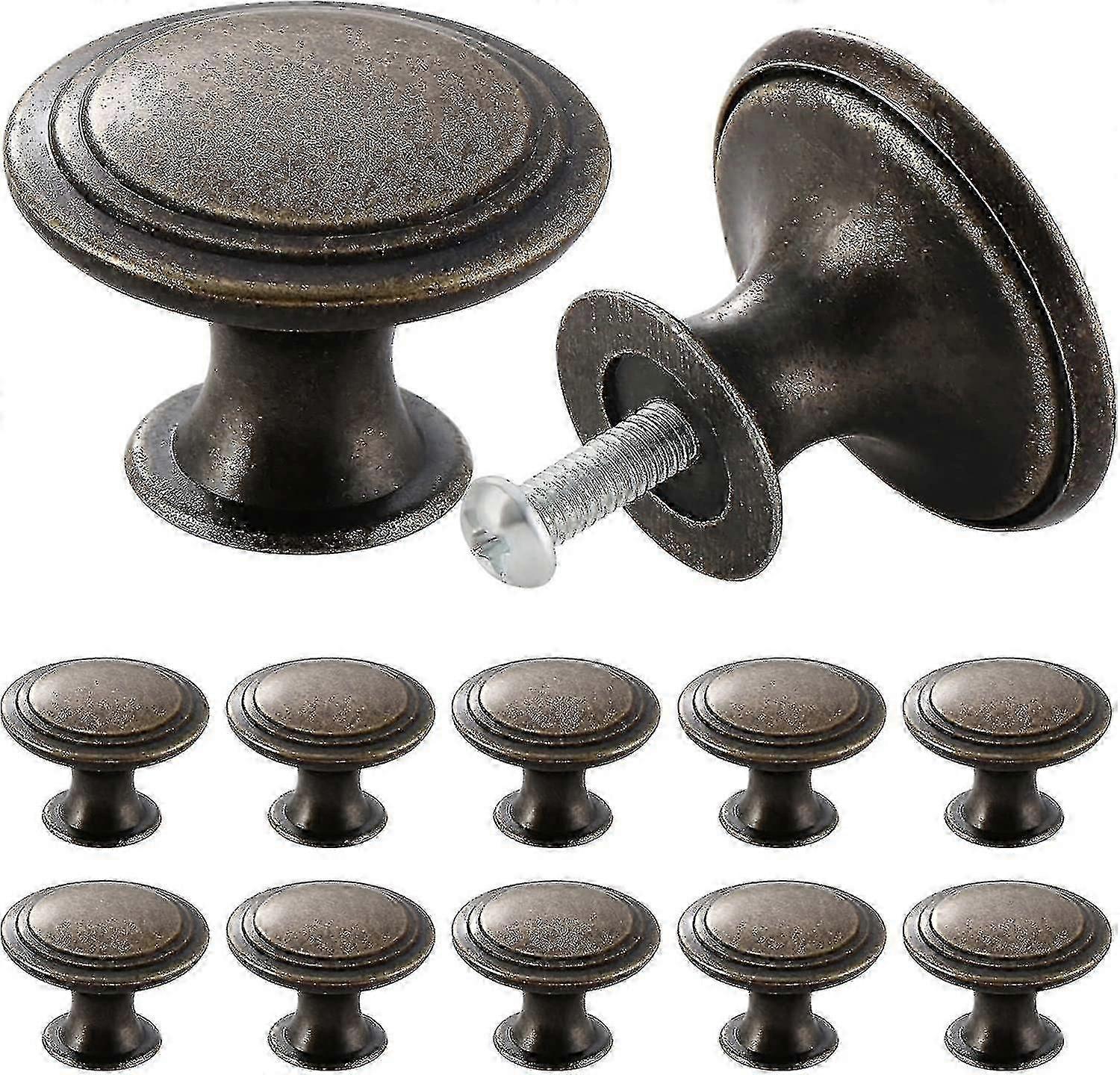 24pcs Vintage Cabinet Knobs. Chic Drawer Knobs. Antique Style Kitchen Cupboard