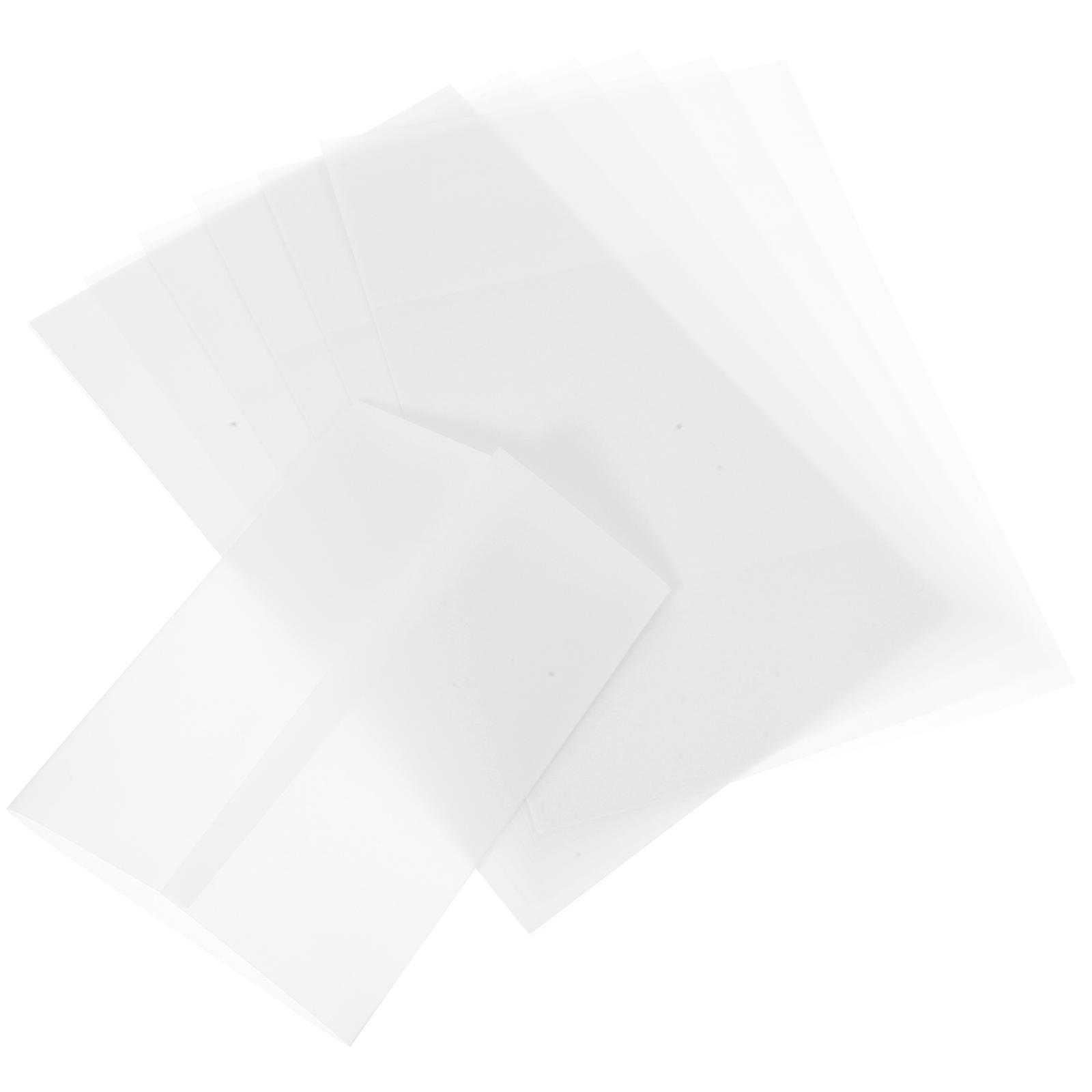 Please Note Invitations Envelopes for Writing Use 10Pcs Simple White Paper