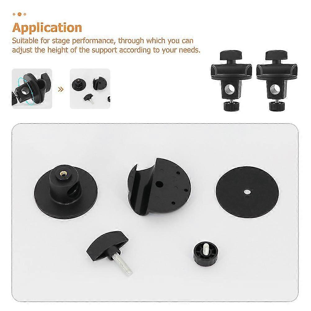 2pcs Microphone Arm Clips Mic Accessories Adjustable Buckles