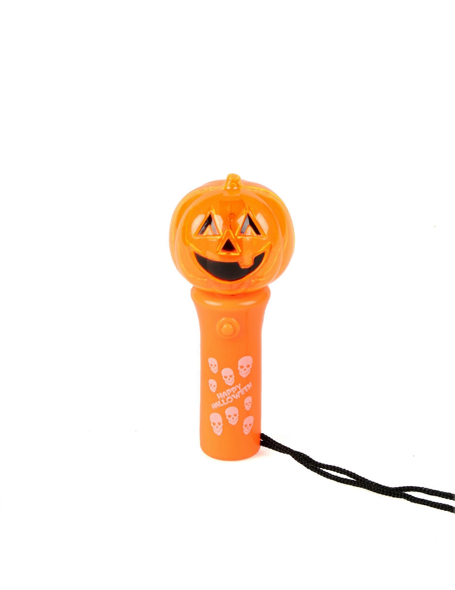 Pumpkin light spinner torch 12x5 cm
