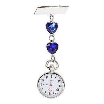 Women Nurse Watch Peach Heart Quartz Watch for Daily Use