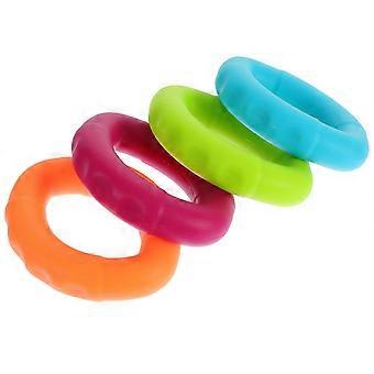 Fingerübungsring Tragbares Fitnessgerät für Musiker Handgelenktraining Unterarmtraining Gym Training 4Pcs