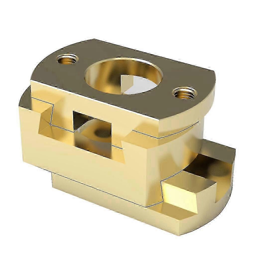 Square Brass Coupling compatible with 3d Printer Ender3 T8 Z-axis Screw Hotbed Couplings