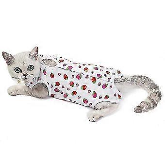Lindo algodón casual Mascota Gato Perro Camisas Cachorro Chaleco Pantalones Ropa Esterilización Cirugía Ropa Ropa Postoperatoria