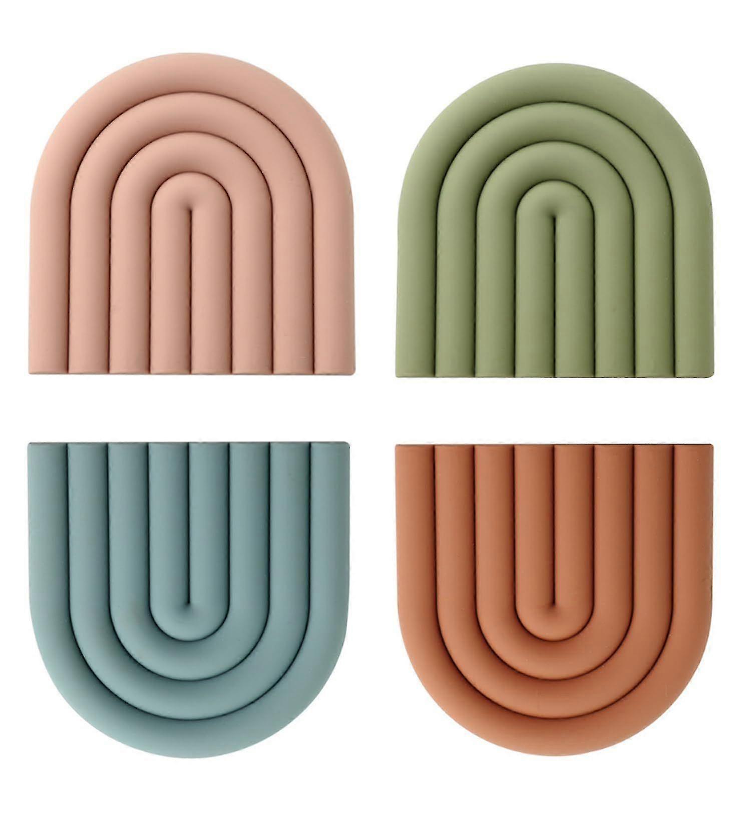 Heat-Resistant Silicone Trivet Set