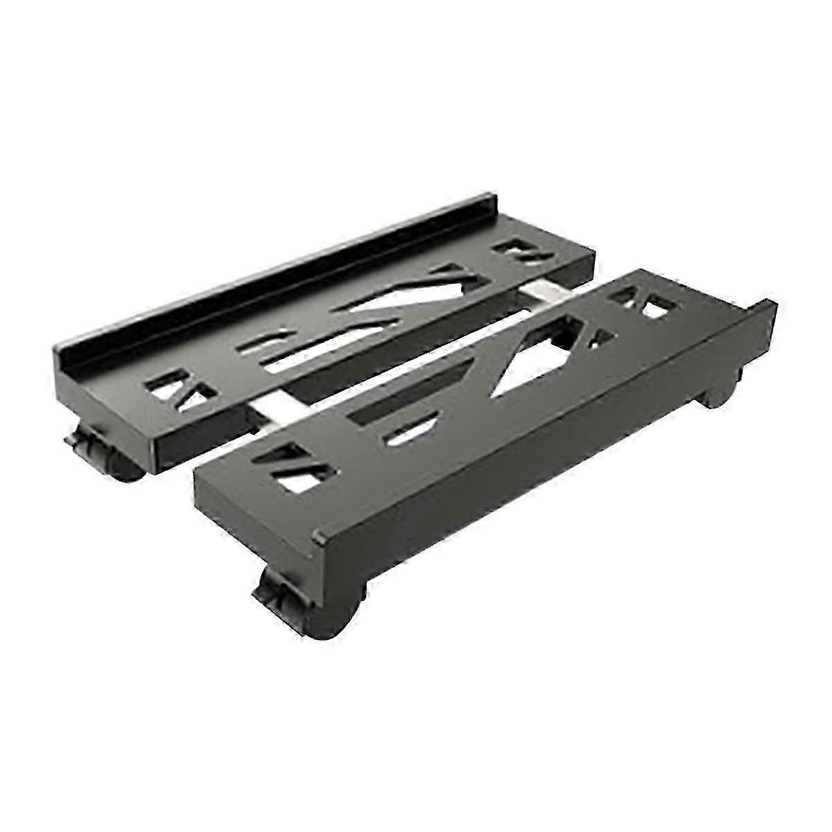 Adjustable Ventilated CPU Stand for Mobile Computers with 4 Caster Wheels - PC Tower Accessory lbd