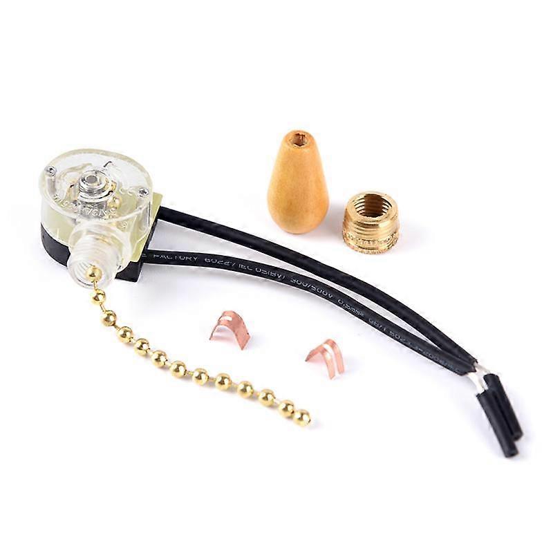 250V Diy Light Accessorie 3A Zipper Switch Pull Switch Lamp Hanging Chain Switch
