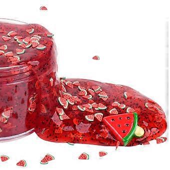 Watermelon Red Clear Slime 7oz NonSticky Soft Jelly Crystal Slime ReadytoPlay for Kids Girls Boys