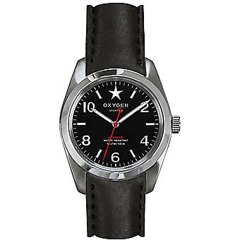 Oxygen washington 38 Quartz Analog Woman Watch with EX-S-WAS-38-CL-BL Cowskin Bracelet