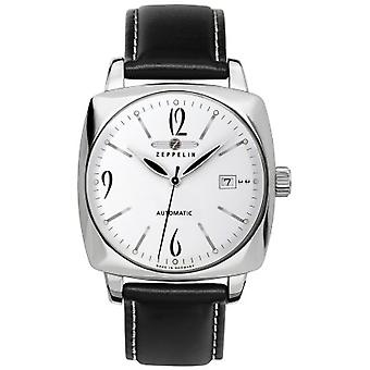 Méditerranée automatische analoge man horloge met Cowskin armband 7750-1
