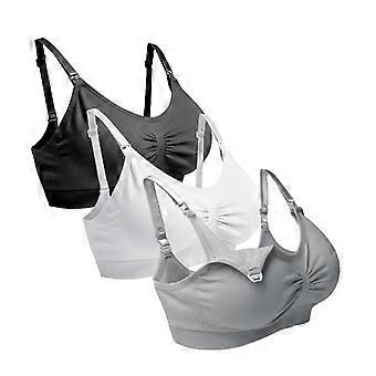 Soft Nursing Bras for Women Comfortable Maternity Seamless Breastfeeding with Easy Access Clips, Pregnancy Postpartum