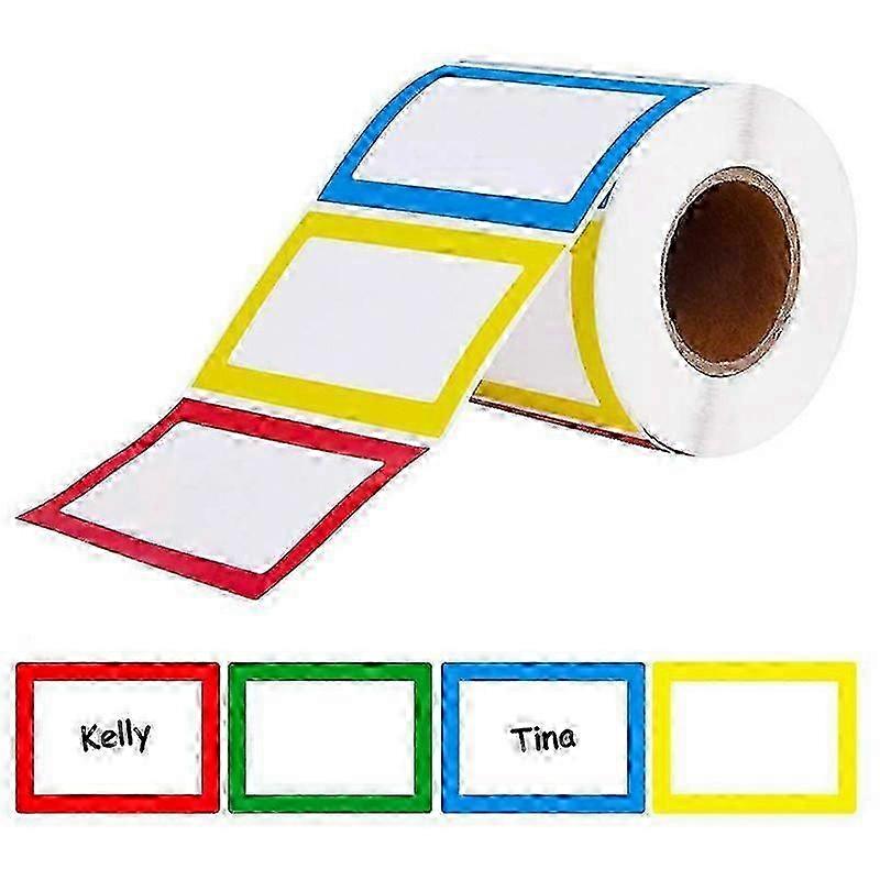 150 Writeable Blank Stickers 5.8x8.8cm