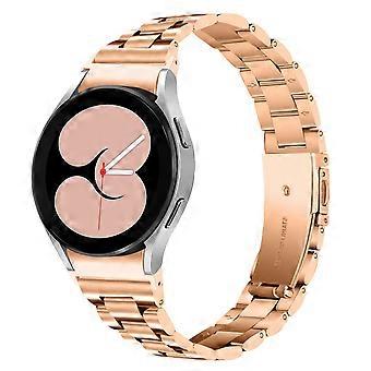 Stainless Steel No Gap Band for Samsung Galaxy Watch 4 and Classic 42mm 44mm 46mm Adjustable Strap